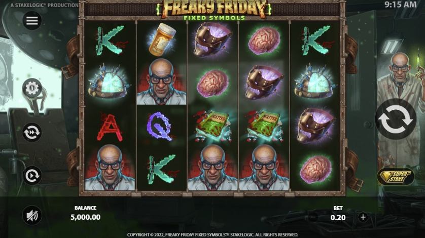 Game mechanics of Freaky Friday slot machine