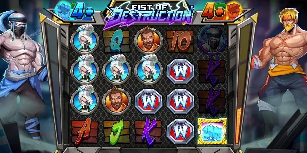 Überprüfung der Funktionen des Fist of Destruction-Spielautomaten 