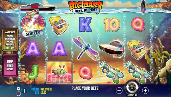 Schermata bonus slot