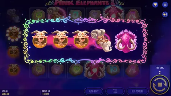 Pink Elephants Bonus Symbole